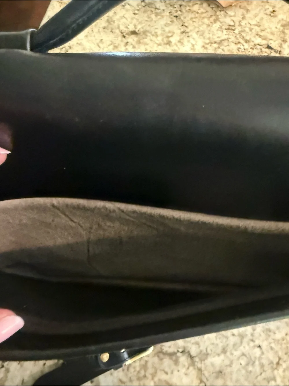 Vintage Coach leather briefcase